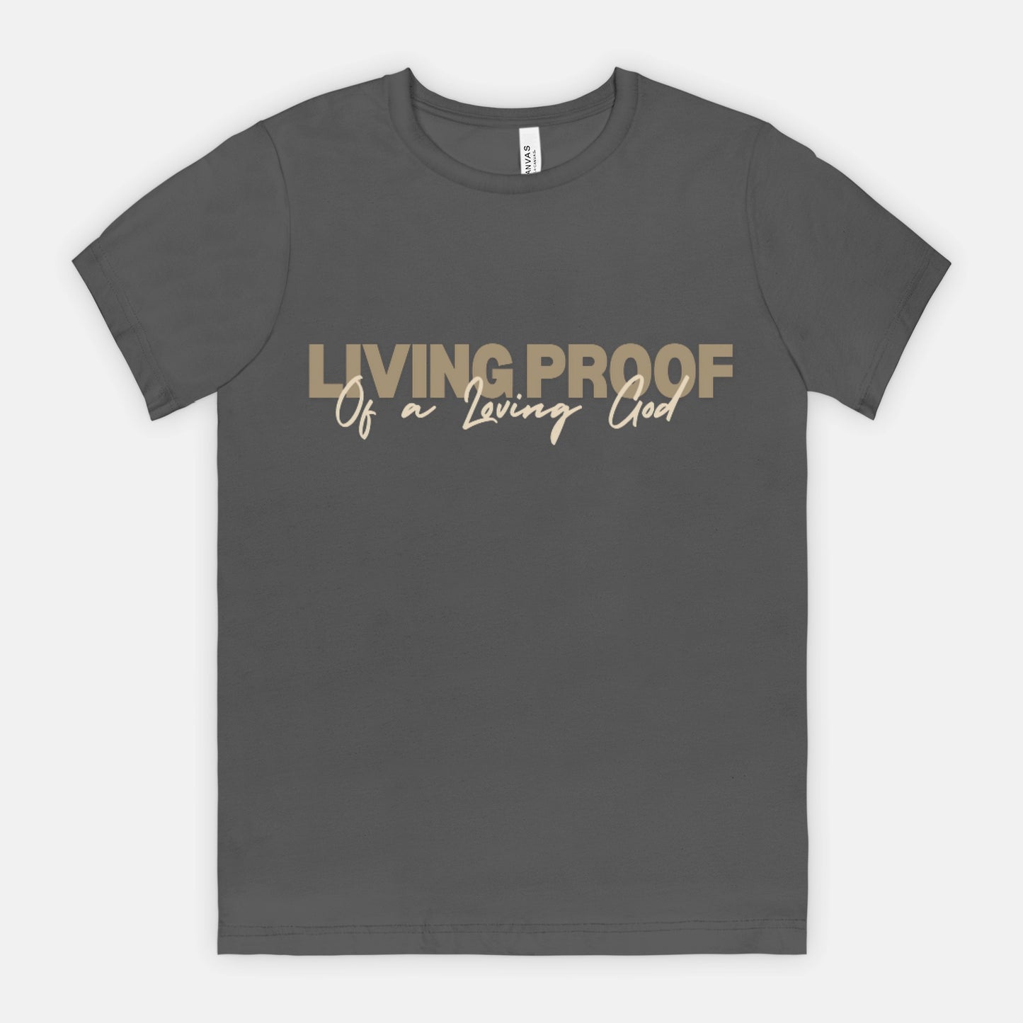 Christian Shirt, Living Proof of a Loving God, God Shirt, Jesus Shirt, Christian Graphic Tee